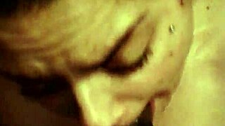 dirty latina goes wild slurping that massive black cock like a total fiend
