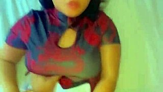 sexy asian babe in dress takes sloppy blowjob deepthroat doggystyle creampie