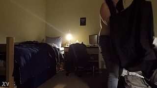 busty milf sneaks pleasure caught spying voyeur