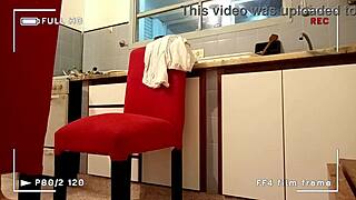 i CAUGHT stepdad filming our KITCHEN fuck his fat cock pounding my big ass