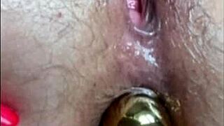 huge anal hole squirts wild during dirty talk masturbation 💦🍑