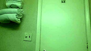 shemale in panties crossdresses and teases with slow strip before ripping clothes for trans fun