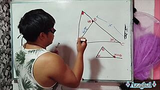 14-year-old nerd student seduces asian teacher with bedroom math sex challenge