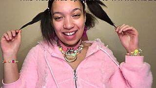 hey, this ahegao stepdaughter's practicing deepthroat on my cock... she loves it for older guys!