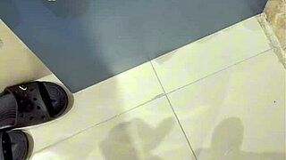 Wanna see this stud's monster cock erupt in the steamy shower?