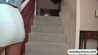 join this milf-teen threesome bathroom suckfest, she moans