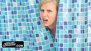 heartbroken blonde milf alice chambers mistakes stepson for stepdad bathroom pounding