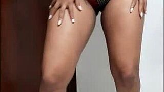 vagabunda shakes her massive black ebony ass for amateur music video fun