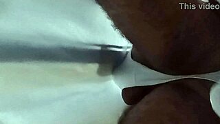 married man's train blackmail forces trans bride's wild ejaculation