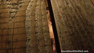 busty lesbian slave fingers pussy to orgasm dreaming of mistress's dominant touch!