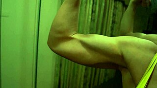 worship these bulging biceps on my ripped fitness body