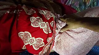 desi bhabi amrita spreads clean shaved pussy and round ass