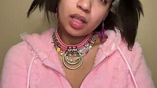 hey, this ahegao stepdaughter's practicing deepthroat on my cock... she loves it for older guys!