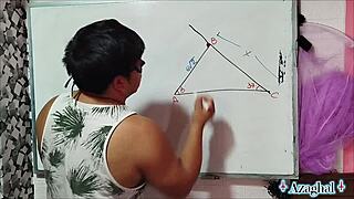 14-year-old nerd student seduces asian teacher with bedroom math sex challenge