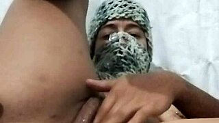 latina brunette stretches huge ass masturbating wide open