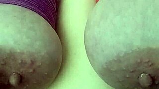 Bound busty babe's nipples teased to orgasm 😩💦