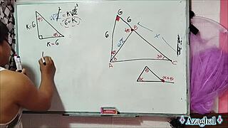 14-year-old nerd student seduces asian teacher with bedroom math sex challenge