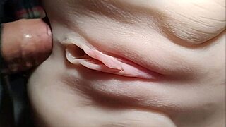Crisp Close-Ups Capture Double Penetration of Cute Shaved Fuck Doll Pussy