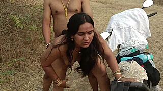 oh man kavita bhabhi's desi indian marathi curves get fucked hard in the wild jungle 😍🌿🍆💦