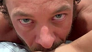 emma hix spreads legs as brad newman romantically licks her tight pussy lips
