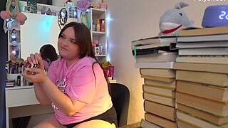 Russian Curvy Milf's Emotional Backstage Solo Dirty Talk Toy Play