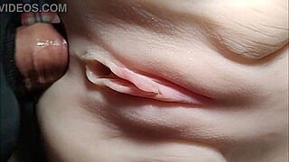 Crisp Close-Ups Capture Double Penetration of Cute Shaved Fuck Doll Pussy