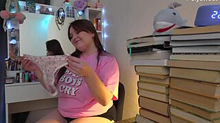 Russian Curvy Milf's Emotional Backstage Solo Dirty Talk Toy Play