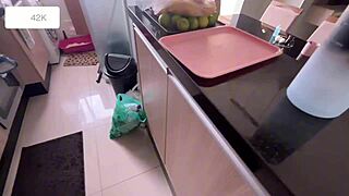 New Apartment Tour Ends with Rough Home Fuck Starring Cute Brazilian Amberzinha