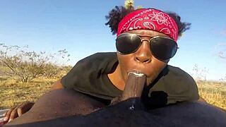 i'm addicted to public sloppy deepthroats on ebony monster cocks outdoors