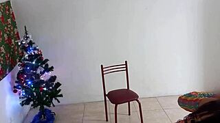colombian latina stepmom dances sexy in lingerie flashing her big natural tits and delicious pussy