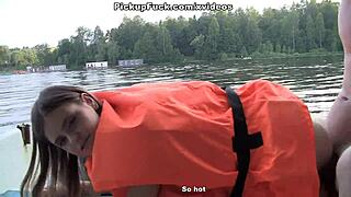 me n two dudes pickup girl boat fuck scene one