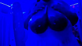 plump beauty takes huge black cock and monster dildo deep