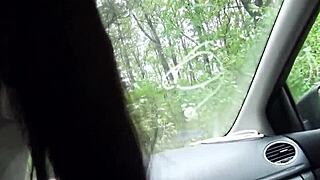 Sexy Doctor's Car Ride Turns Wild Outdoor POV Adventure