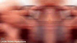 Helen Star yells as her ass gets destroyed by DAP pissing on pussy tap