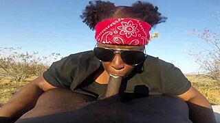i'm addicted to public sloppy deepthroats on ebony monster cocks outdoors