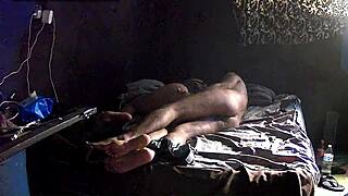 her cousin screams papi don't stop slapping that pussy while i fuck her hard in bedroom, she hates me but cums loud!