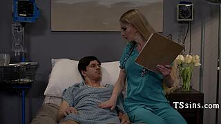Trans Doctor's Bareback Therapy in Cinema Heals Horny Patient Passionately