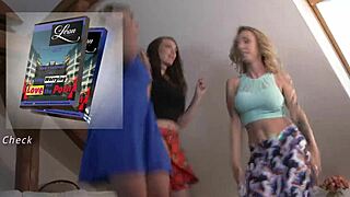 whoa check these sexy teens flashing upskirts in miniskirts and summer dresses at the party...