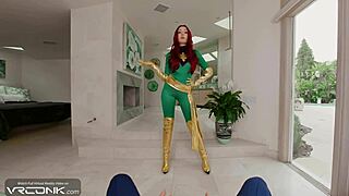 i ride big dick as sexy redhead phoenix in heels x-men 97 cosplay parody pt 3