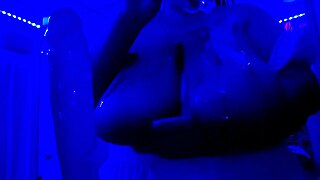 plump beauty takes huge black cock and monster dildo deep