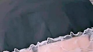 Homemade mature milf lingerie uniform compilation for halloween fun part one