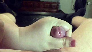 Chubby Wife's Hairy Pussy Big Ass Blowjob Ends in Messy Swallow