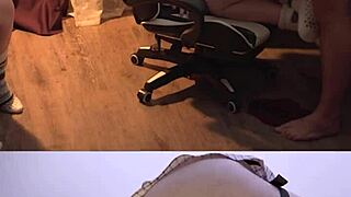 Shy girl in glasses secretly loves watching friends' dirty sex sessions