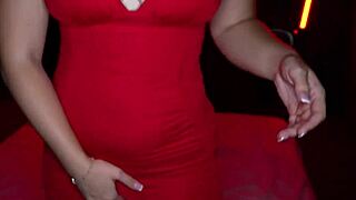 hotwife gets bbc bred deep in club as cuck husband watches close