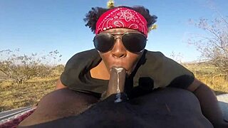 i'm addicted to public sloppy deepthroats on ebony monster cocks outdoors