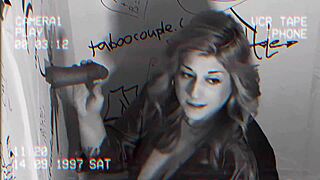 stepmommy gloryhole... voyeur tapes it all