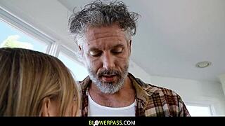 cocos flirty kitchen tease with stepdad mike heats up