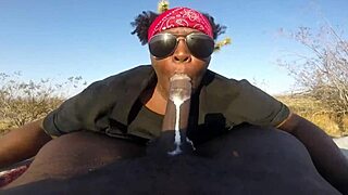 i'm addicted to public sloppy deepthroats on ebony monster cocks outdoors