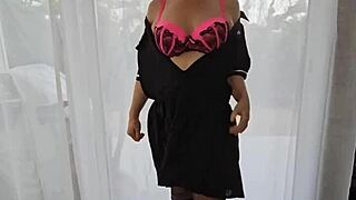 Homemade mature milf lingerie uniform compilation for halloween fun part one