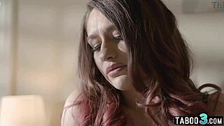 blindfolded milf rebel lynn sucks husband's monster cock with big tits out